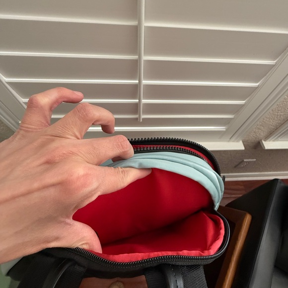 Kate Spade Vibrant Red and Gray Backpack - Picture 6 of 13